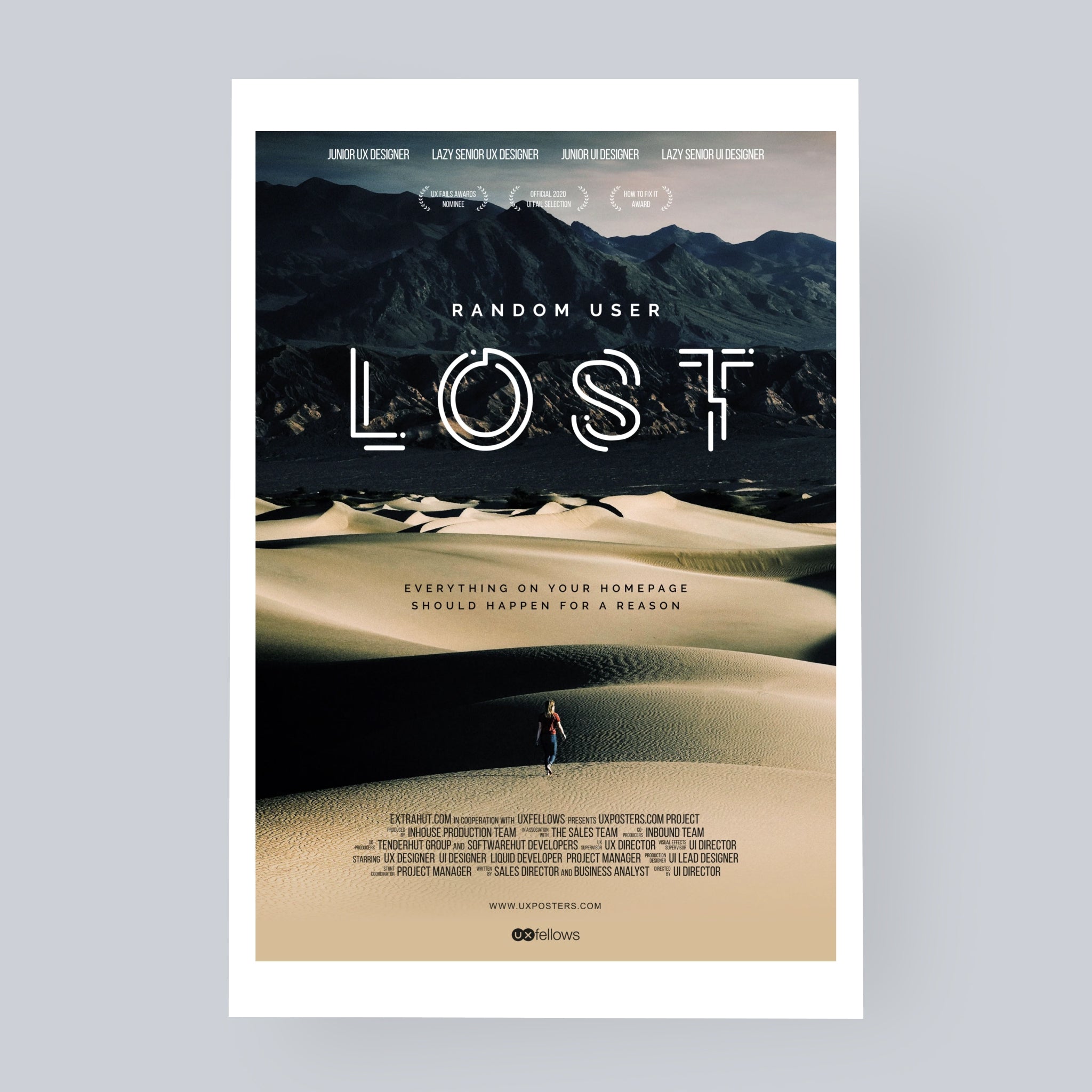 Random User Lost – UXPosters